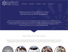 Tablet Screenshot of equilibriumrisk.com